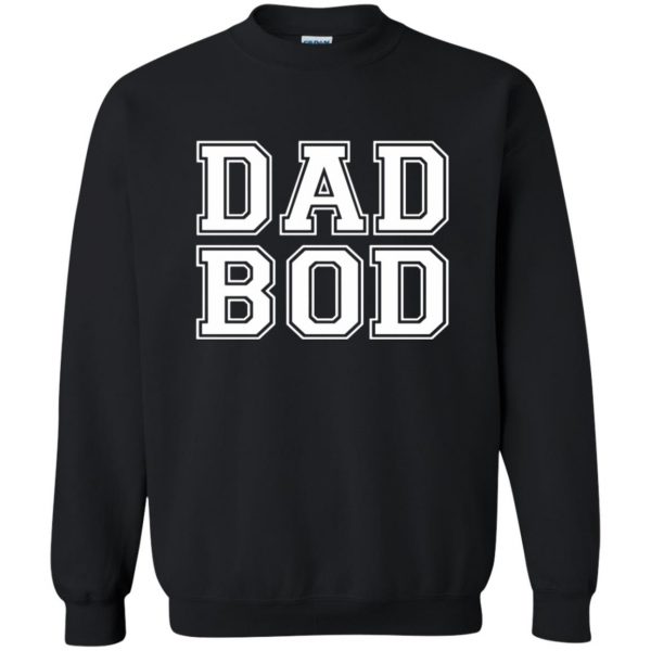 dad bod sweatshirt - black