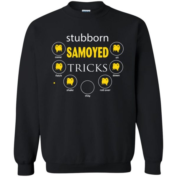 samoyed sweatshirt - black