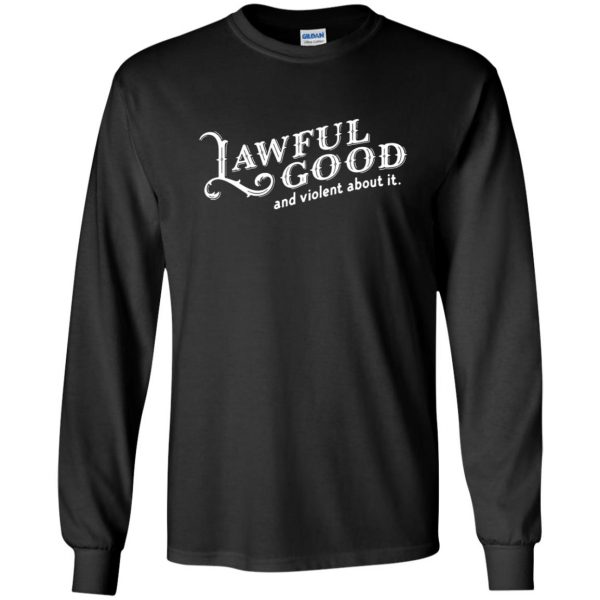 lawful good long sleeve - black