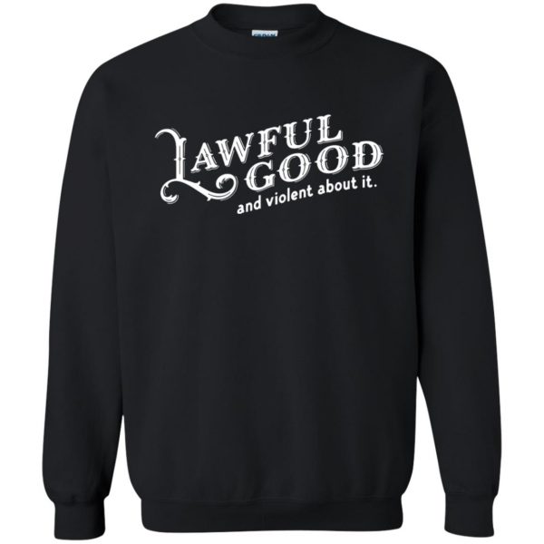 lawful good sweatshirt - black