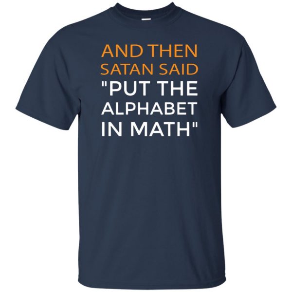algebra t shirt - navy blue